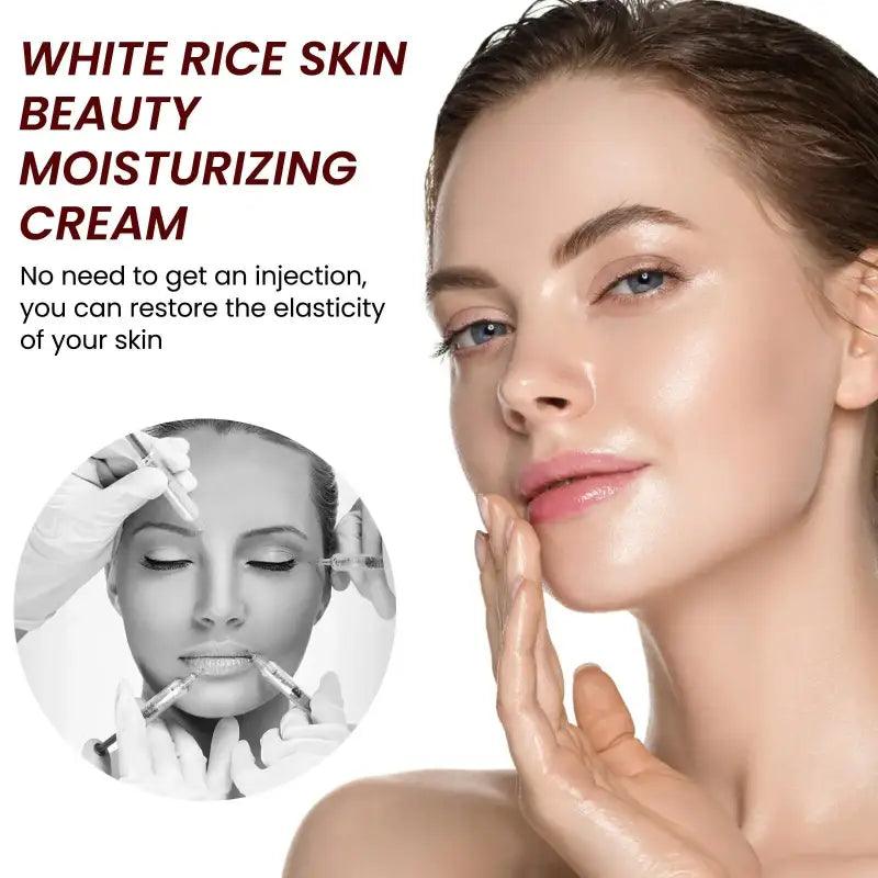 White Rice Whitening Face Cream: Removes Dark Spots, Anti-wrinkle - Trendy Mix