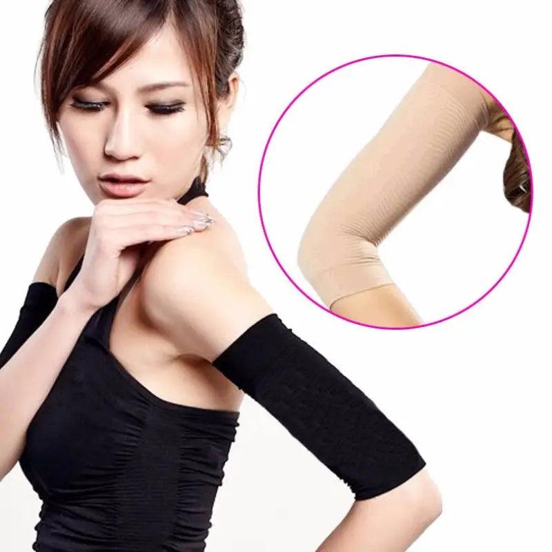 Ladies' Slimming Arm Shaping Sleeves - Comfortable Elastic Shapewear - Trendy Mix