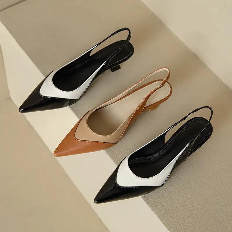 Mid-Heel Sandals for Women - Trendy Mix