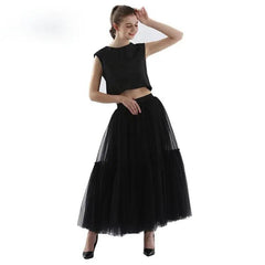 Women’s Fashion Mesh Skirt - Trendy Mix