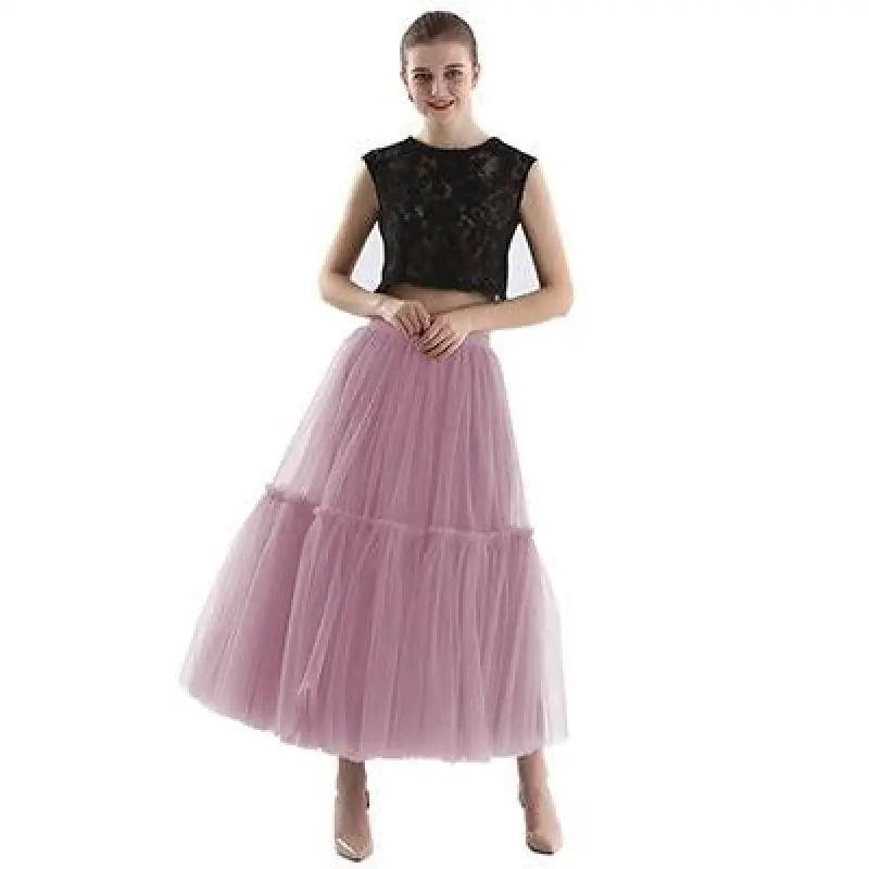 Women’s Fashion Mesh Skirt - Trendy Mix