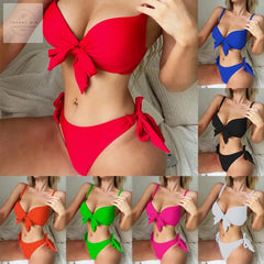 Ladies' Stylish Nylon Swimwear Ensemble - Trendy Mix